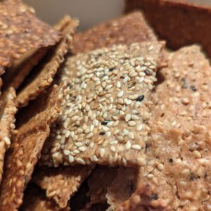 Crackers aux Sésame - les 100 gr