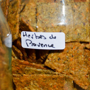 Crackers aux herbes de Provence - les 100 gr